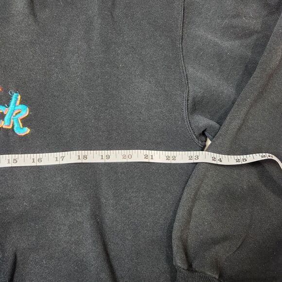 Vtg 90s Hard Rock Cafe Sweater XL Embroidered Chicago Made In USA Travel‎ Retro - Picture 5 of 8